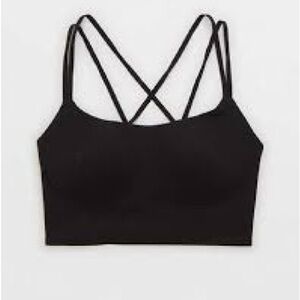 Aerie Black Strappy Bralette